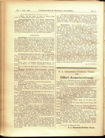 Verordnungs-Blatt für Eisenbahnen und Schiffahrt: Veröffentlichungen in Tarif- und Transport-Angelegenheiten 19050110 Seite: 14