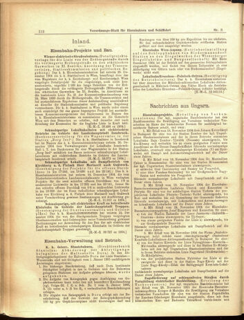 Verordnungs-Blatt für Eisenbahnen und Schiffahrt: Veröffentlichungen in Tarif- und Transport-Angelegenheiten 19050110 Seite: 8