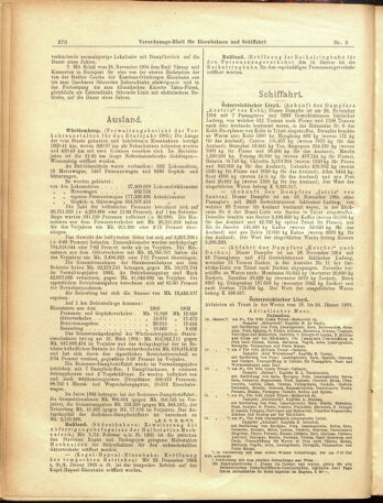 Verordnungs-Blatt für Eisenbahnen und Schiffahrt: Veröffentlichungen in Tarif- und Transport-Angelegenheiten 19050121 Seite: 10