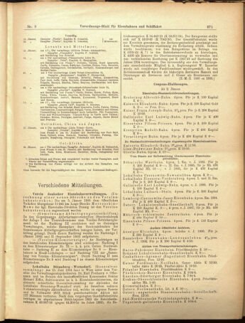 Verordnungs-Blatt für Eisenbahnen und Schiffahrt: Veröffentlichungen in Tarif- und Transport-Angelegenheiten 19050121 Seite: 11