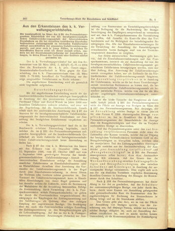 Verordnungs-Blatt für Eisenbahnen und Schiffahrt: Veröffentlichungen in Tarif- und Transport-Angelegenheiten 19050121 Seite: 8