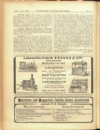 Verordnungs-Blatt für Eisenbahnen und Schiffahrt: Veröffentlichungen in Tarif- und Transport-Angelegenheiten 19050128 Seite: 20