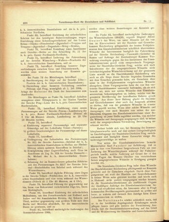 Verordnungs-Blatt für Eisenbahnen und Schiffahrt: Veröffentlichungen in Tarif- und Transport-Angelegenheiten 19050128 Seite: 8