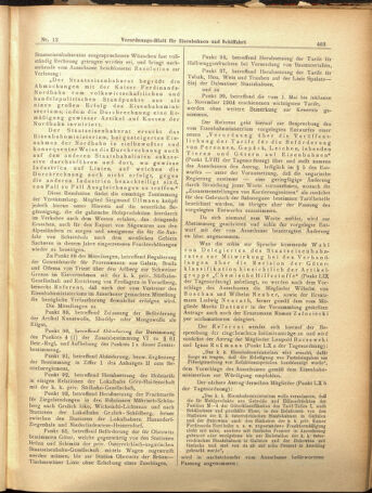 Verordnungs-Blatt für Eisenbahnen und Schiffahrt: Veröffentlichungen in Tarif- und Transport-Angelegenheiten 19050131 Seite: 3