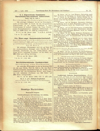 Verordnungs-Blatt für Eisenbahnen und Schiffahrt: Veröffentlichungen in Tarif- und Transport-Angelegenheiten 19050202 Seite: 6