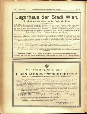 Verordnungs-Blatt für Eisenbahnen und Schiffahrt: Veröffentlichungen in Tarif- und Transport-Angelegenheiten 19050202 Seite: 8