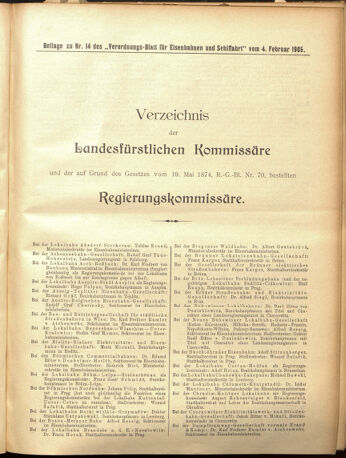 Verordnungs-Blatt für Eisenbahnen und Schiffahrt: Veröffentlichungen in Tarif- und Transport-Angelegenheiten 19050204 Seite: 13