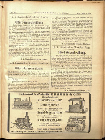 Verordnungs-Blatt für Eisenbahnen und Schiffahrt: Veröffentlichungen in Tarif- und Transport-Angelegenheiten 19050204 Seite: 7