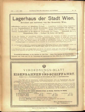 Verordnungs-Blatt für Eisenbahnen und Schiffahrt: Veröffentlichungen in Tarif- und Transport-Angelegenheiten 19050209 Seite: 16