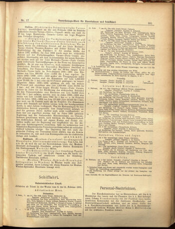 Verordnungs-Blatt für Eisenbahnen und Schiffahrt: Veröffentlichungen in Tarif- und Transport-Angelegenheiten 19050211 Seite: 7