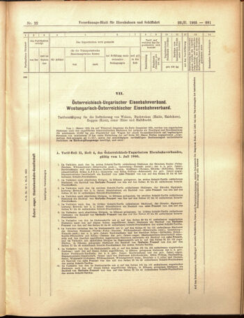 Verordnungs-Blatt für Eisenbahnen und Schiffahrt: Veröffentlichungen in Tarif- und Transport-Angelegenheiten 19050223 Seite: 15