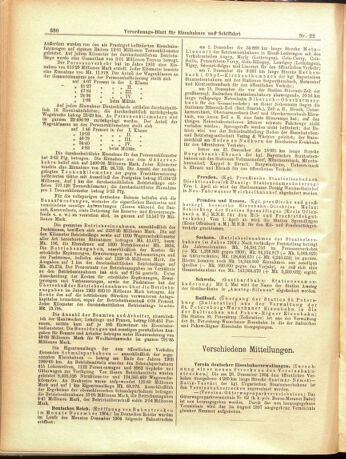 Verordnungs-Blatt für Eisenbahnen und Schiffahrt: Veröffentlichungen in Tarif- und Transport-Angelegenheiten 19050223 Seite: 4