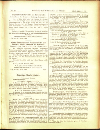 Verordnungs-Blatt für Eisenbahnen und Schiffahrt: Veröffentlichungen in Tarif- und Transport-Angelegenheiten 19050225 Seite: 7