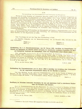 Verordnungs-Blatt für Eisenbahnen und Schiffahrt: Veröffentlichungen in Tarif- und Transport-Angelegenheiten 19050302 Seite: 10