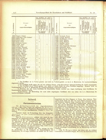 Verordnungs-Blatt für Eisenbahnen und Schiffahrt: Veröffentlichungen in Tarif- und Transport-Angelegenheiten 19050309 Seite: 2