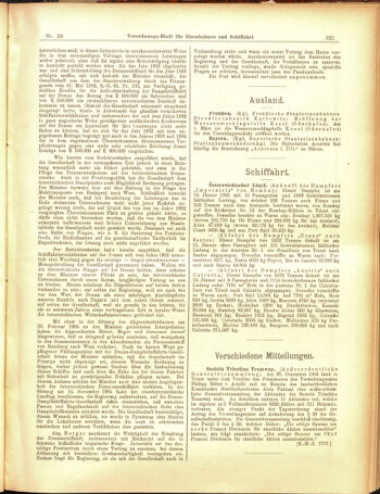 Verordnungs-Blatt für Eisenbahnen und Schiffahrt: Veröffentlichungen in Tarif- und Transport-Angelegenheiten 19050309 Seite: 5