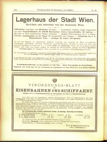 Verordnungs-Blatt für Eisenbahnen und Schiffahrt: Veröffentlichungen in Tarif- und Transport-Angelegenheiten 19050309 Seite: 6