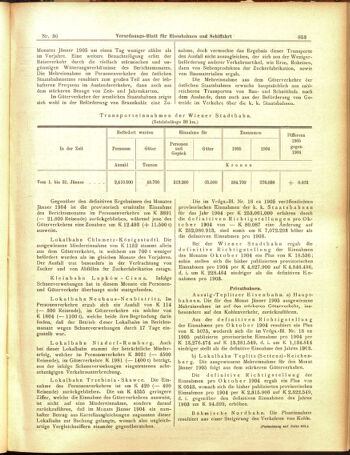 Verordnungs-Blatt für Eisenbahnen und Schiffahrt: Veröffentlichungen in Tarif- und Transport-Angelegenheiten 19050314 Seite: 5