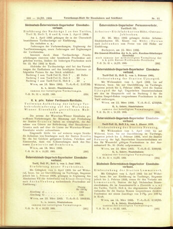 Verordnungs-Blatt für Eisenbahnen und Schiffahrt: Veröffentlichungen in Tarif- und Transport-Angelegenheiten 19050316 Seite: 16