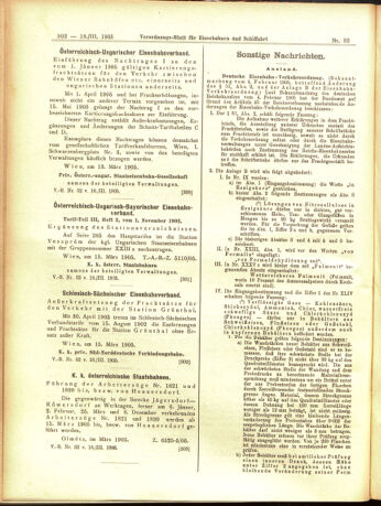 Verordnungs-Blatt für Eisenbahnen und Schiffahrt: Veröffentlichungen in Tarif- und Transport-Angelegenheiten 19050318 Seite: 10