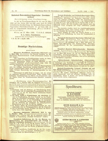 Verordnungs-Blatt für Eisenbahnen und Schiffahrt: Veröffentlichungen in Tarif- und Transport-Angelegenheiten 19050321 Seite: 11