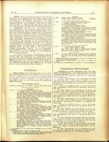 Verordnungs-Blatt für Eisenbahnen und Schiffahrt: Veröffentlichungen in Tarif- und Transport-Angelegenheiten 19050325 Seite: 7