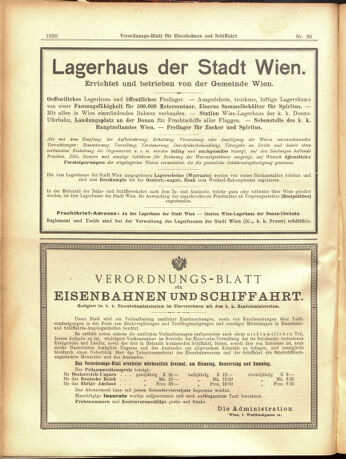 Verordnungs-Blatt für Eisenbahnen und Schiffahrt: Veröffentlichungen in Tarif- und Transport-Angelegenheiten 19050401 Seite: 16