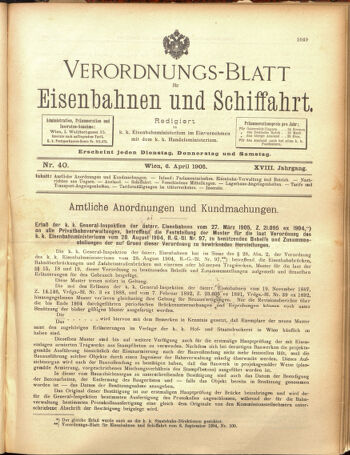 Verordnungs-Blatt für Eisenbahnen und Schiffahrt: Veröffentlichungen in Tarif- und Transport-Angelegenheiten