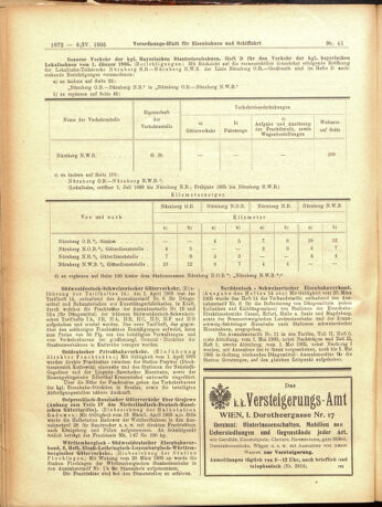 Verordnungs-Blatt für Eisenbahnen und Schiffahrt: Veröffentlichungen in Tarif- und Transport-Angelegenheiten 19050408 Seite: 8