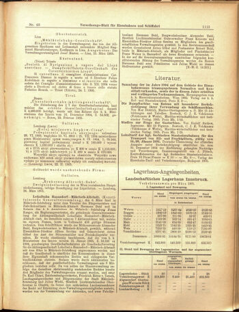 Verordnungs-Blatt für Eisenbahnen und Schiffahrt: Veröffentlichungen in Tarif- und Transport-Angelegenheiten 19050413 Seite: 11