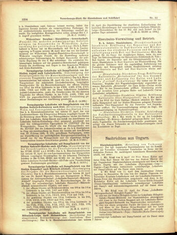 Verordnungs-Blatt für Eisenbahnen und Schiffahrt: Veröffentlichungen in Tarif- und Transport-Angelegenheiten 19050504 Seite: 6