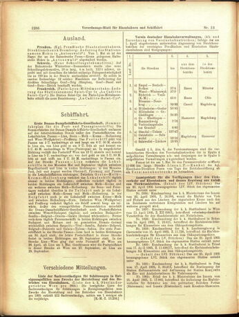 Verordnungs-Blatt für Eisenbahnen und Schiffahrt: Veröffentlichungen in Tarif- und Transport-Angelegenheiten 19050509 Seite: 6