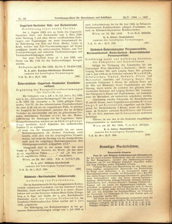 Verordnungs-Blatt für Eisenbahnen und Schiffahrt: Veröffentlichungen in Tarif- und Transport-Angelegenheiten 19050525 Seite: 11