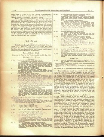 Verordnungs-Blatt für Eisenbahnen und Schiffahrt: Veröffentlichungen in Tarif- und Transport-Angelegenheiten 19050527 Seite: 6