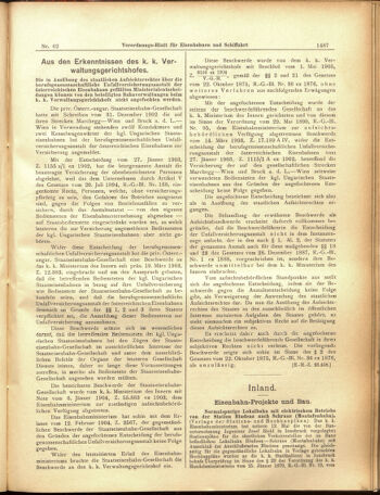 Verordnungs-Blatt für Eisenbahnen und Schiffahrt: Veröffentlichungen in Tarif- und Transport-Angelegenheiten 19050530 Seite: 3