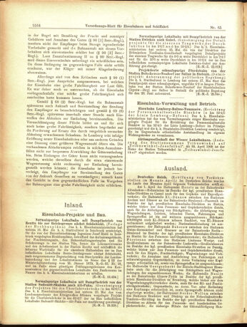 Verordnungs-Blatt für Eisenbahnen und Schiffahrt: Veröffentlichungen in Tarif- und Transport-Angelegenheiten 19050606 Seite: 2