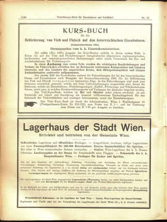 Verordnungs-Blatt für Eisenbahnen und Schiffahrt: Veröffentlichungen in Tarif- und Transport-Angelegenheiten 19050606 Seite: 4