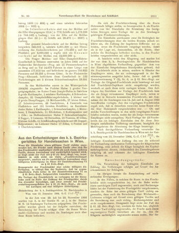 Verordnungs-Blatt für Eisenbahnen und Schiffahrt: Veröffentlichungen in Tarif- und Transport-Angelegenheiten 19050617 Seite: 3