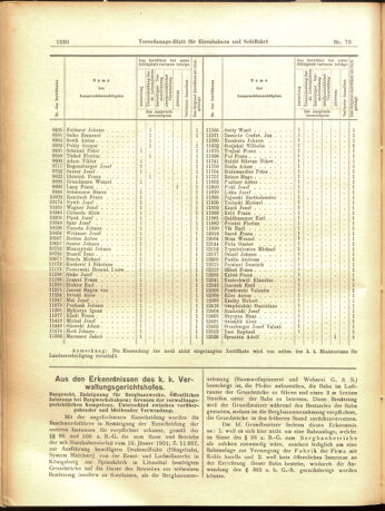 Verordnungs-Blatt für Eisenbahnen und Schiffahrt: Veröffentlichungen in Tarif- und Transport-Angelegenheiten 19050620 Seite: 2