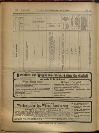 Verordnungs-Blatt für Eisenbahnen und Schiffahrt: Veröffentlichungen in Tarif- und Transport-Angelegenheiten 19050701 Seite: 12