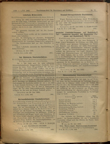 Verordnungs-Blatt für Eisenbahnen und Schiffahrt: Veröffentlichungen in Tarif- und Transport-Angelegenheiten 19050701 Seite: 6