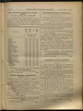 Verordnungs-Blatt für Eisenbahnen und Schiffahrt: Veröffentlichungen in Tarif- und Transport-Angelegenheiten 19050708 Seite: 17