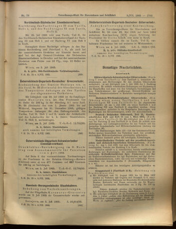 Verordnungs-Blatt für Eisenbahnen und Schiffahrt: Veröffentlichungen in Tarif- und Transport-Angelegenheiten 19050708 Seite: 19