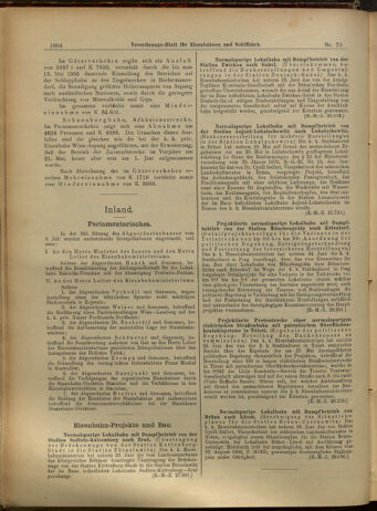 Verordnungs-Blatt für Eisenbahnen und Schiffahrt: Veröffentlichungen in Tarif- und Transport-Angelegenheiten 19050711 Seite: 12