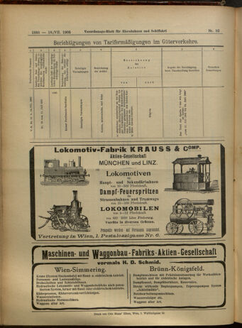 Verordnungs-Blatt für Eisenbahnen und Schiffahrt: Veröffentlichungen in Tarif- und Transport-Angelegenheiten 19050718 Seite: 24