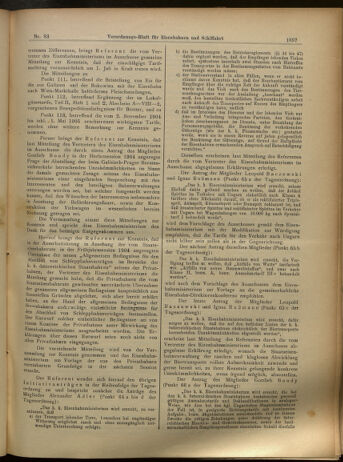 Verordnungs-Blatt für Eisenbahnen und Schiffahrt: Veröffentlichungen in Tarif- und Transport-Angelegenheiten 19050720 Seite: 9