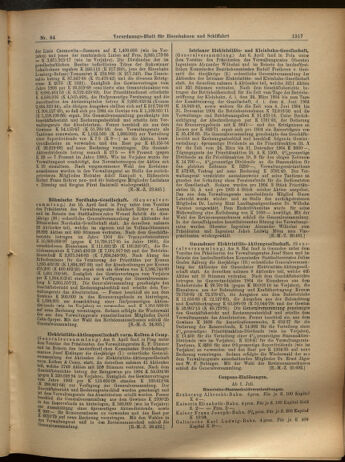 Verordnungs-Blatt für Eisenbahnen und Schiffahrt: Veröffentlichungen in Tarif- und Transport-Angelegenheiten 19050722 Seite: 5