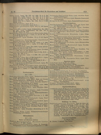 Verordnungs-Blatt für Eisenbahnen und Schiffahrt: Veröffentlichungen in Tarif- und Transport-Angelegenheiten 19050722 Seite: 7