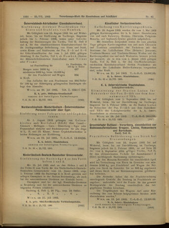 Verordnungs-Blatt für Eisenbahnen und Schiffahrt: Veröffentlichungen in Tarif- und Transport-Angelegenheiten 19050725 Seite: 6