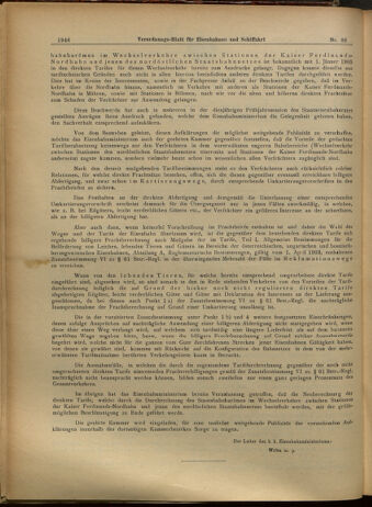 Verordnungs-Blatt für Eisenbahnen und Schiffahrt: Veröffentlichungen in Tarif- und Transport-Angelegenheiten 19050727 Seite: 2